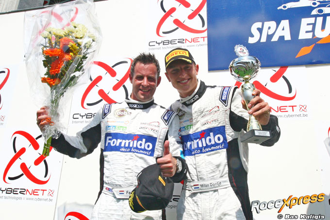 Podium Ferdinand Kool en Milan Dontje